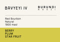 Bayeyi IV Red Bourbon - Burundi, Natural